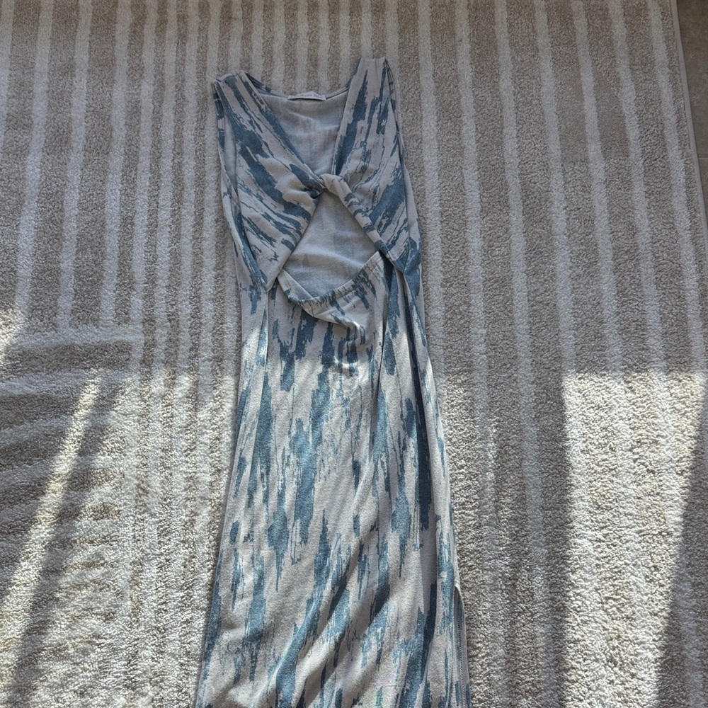 Blue and Gray Women’s Dress